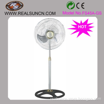 18" Industrial / Stand Fan With Silver Pole (FS45AGS)